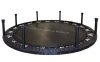 Capetan® Premium Fly 122cm fitness trampoline, 100kg max user weight, durable orcan material padding