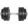 Capetan® Sport 10Kg extendable dumbbell with cement filled weight plates and 30mm steel bar