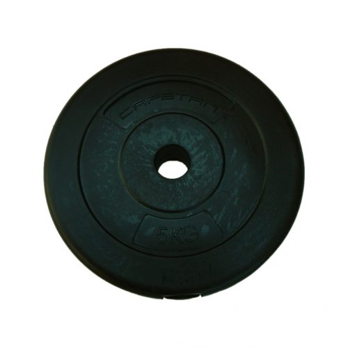 Capetan® 5Kg Vinyl weight plate - size: 25x4,5cm