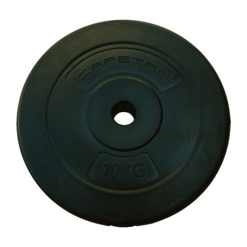 Capetan® 10Kg Vinyl weight plate - size: 31x5,5cm