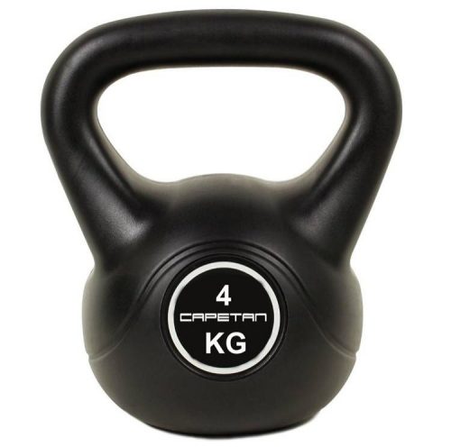 Capetan® 4Kg cement filled plastic kettlebell