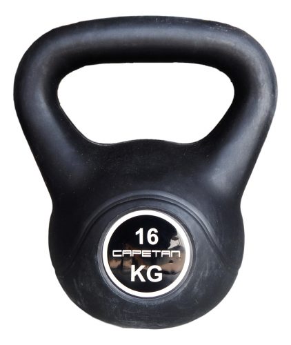 Capetan® 16Kg cement filled plastic kettlebell