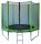 Capetan® - Jelly Lime 244cm dia. trampoline with safety net and ladder