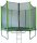 Capetan® - Jelly Lime 305 cm trampoline with safety net and ladder