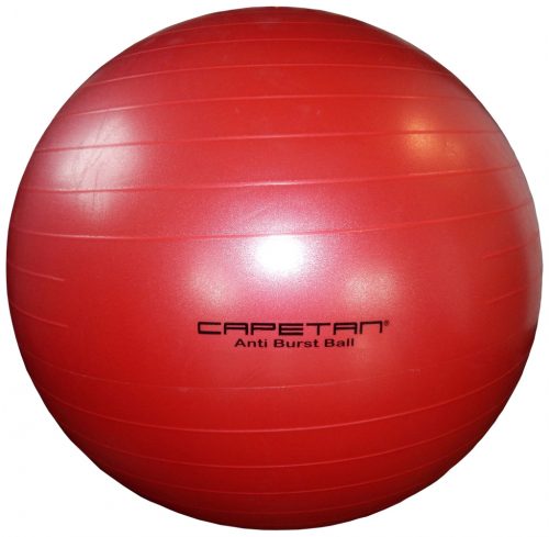 Capetan® 95cm diameter RED Anti Burst gymball