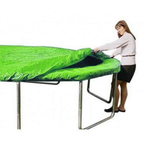 Capetan® 305cm trampoline rain cover, lime green colour