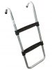 Capetan® Steel trampoline ladder with plastic steps