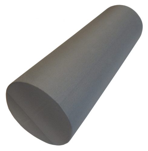 Capetan® 15x90cm standard density SMR massage roller Gray colour with smooth surface