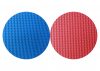 Capetan® Floor Line 100x100x2,5cm Red / Blue puzzle tatami mat 100kg/m3 high density model