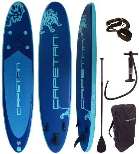 Capetan® - 160Kg - King 365 x 81 x 15cm SUP board set - connectors for kayak seat included