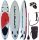 Capetan® - 140kg - Nano Wave 320 x 76 x 15cm SUP board set  - with leash and connectors for kayak seat