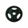 Capetan® Sport Professionl Line Tri Grip 1,25Kg rubber coated 31mm weight plate - Dimensions: 16x2cm