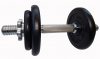 Capetan® 10kg weight set - 30mm chrome bar and cast iron weight plates