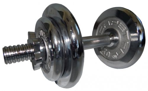 Capetan® 10kg weight set with chrome finish