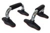 Capetan® Chrome Push Up Bar set with NBR foam handles