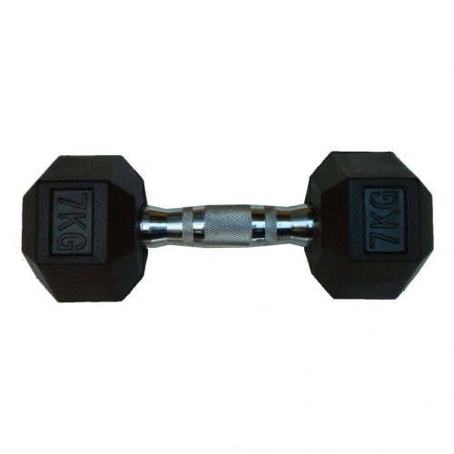 Capetan® Professional Line 7Kg Hex Dumbbell