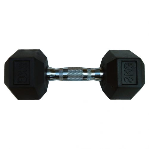 Capetan® Professional Line 8Kg Hex Dumbbell