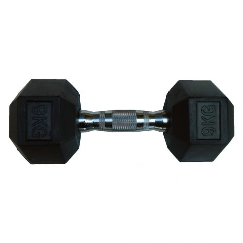 Capetan® Professional Line 9Kg Hex Dumbbell